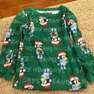 Bluey Christmas Pajamas Set